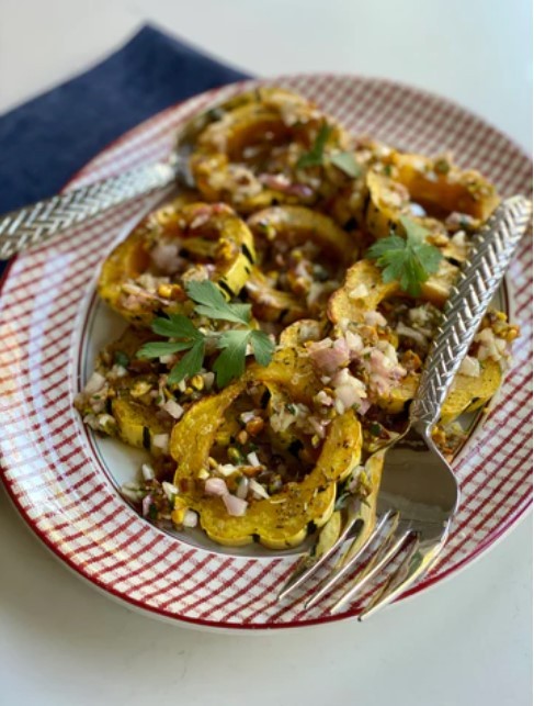 Image of Roasted Delicata with Pistachios
