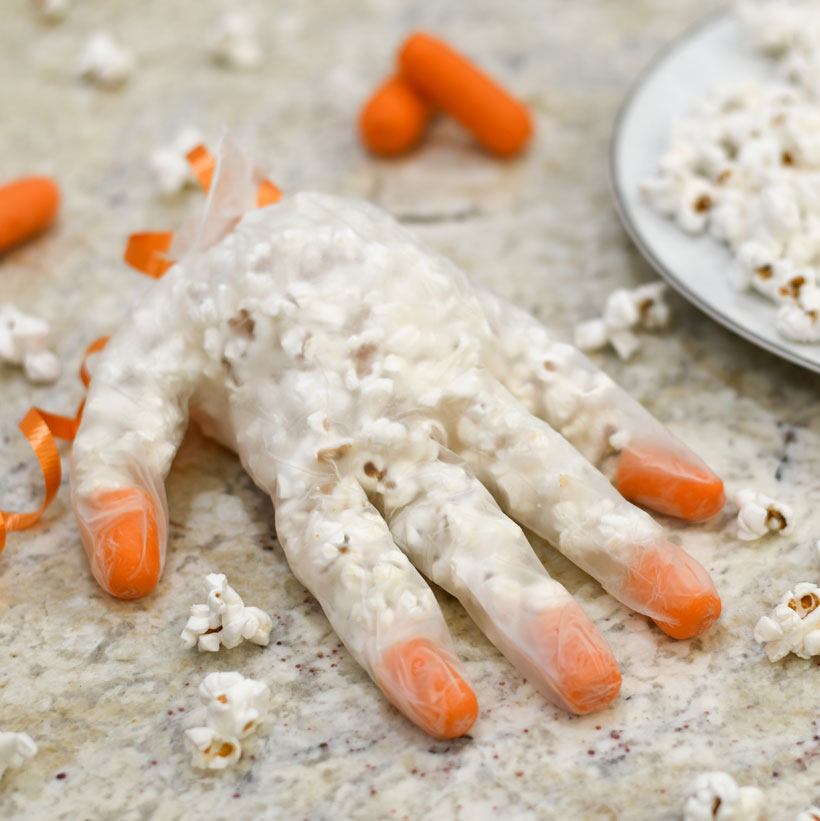 Halloween Popcorn Hands 