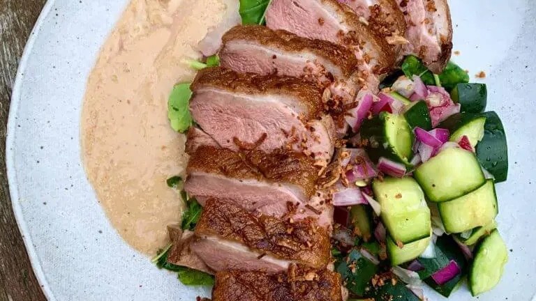 Image of Crispy Duck with Cashew Sauce