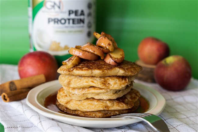 Image of Apple Cinnamon Protein Pancakes