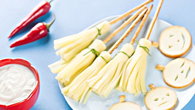 Image of Pretzel And Cheese Broomsticks