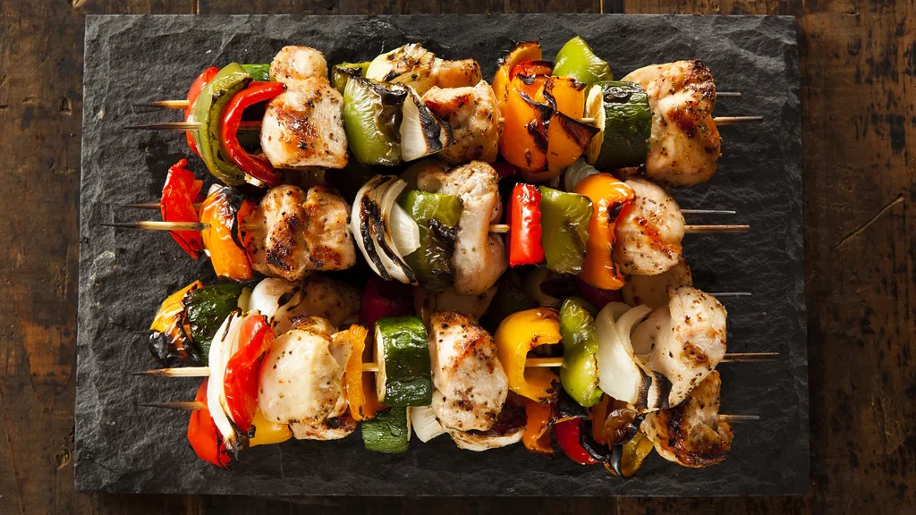 Image of Garlic Herb Chicken Kabobs