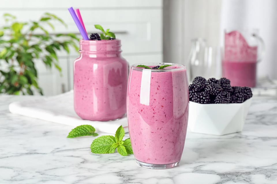 Berries & Cream Keto Smoothie