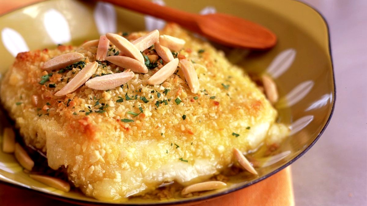 Image of Bobby Flay's Almond Crusted Manchego Cheese
