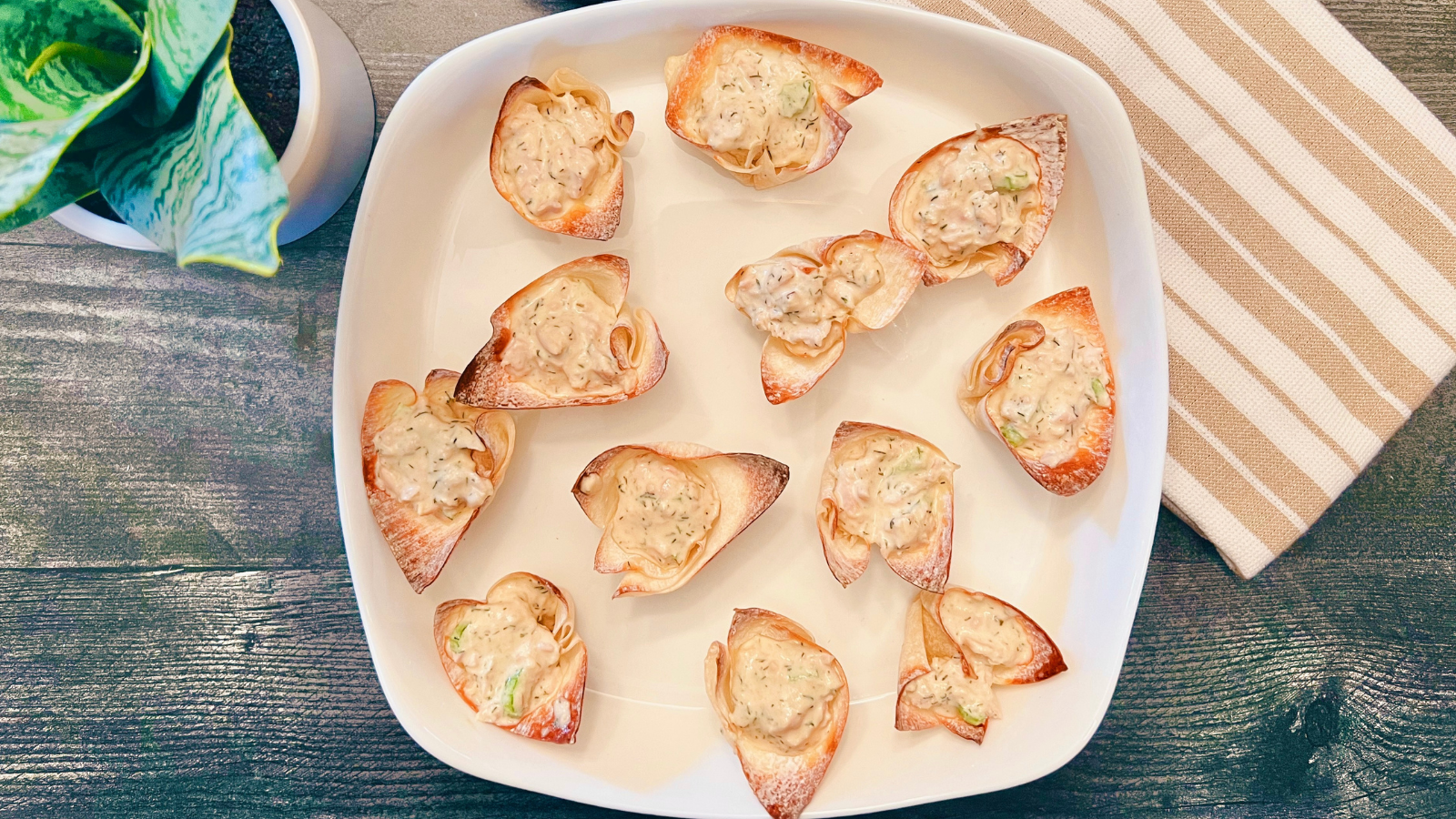 Image of Tuna Salad Wontons