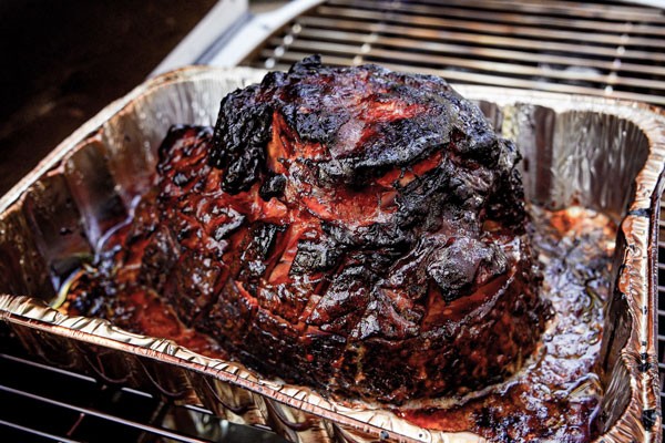 Image of Smoked Ham with Mustard Glaze