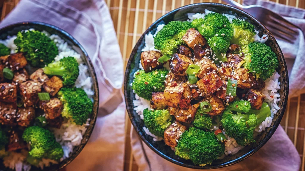 Image of Japanese Spicy Tofu and Broccoli Stir Fry