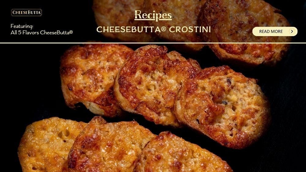 Image of CheeseButta® Crostini Sampler Tray