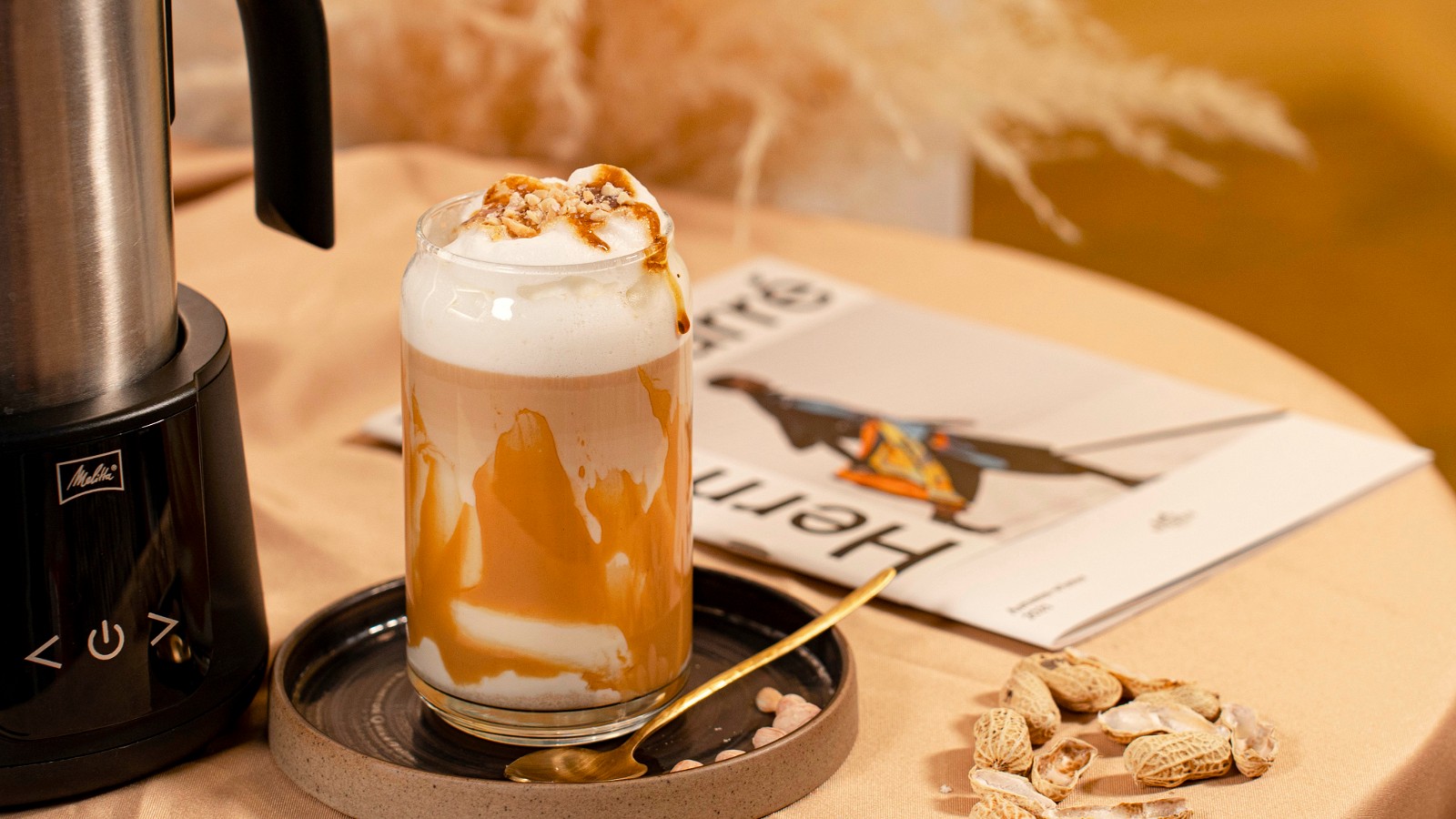 Image of Wabi Coffee Recipes: Peanut Butter Latte