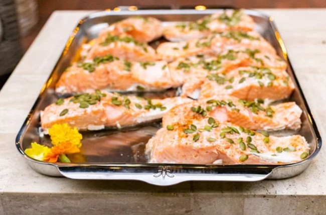 Image of Salmon with Pepitas and Lime