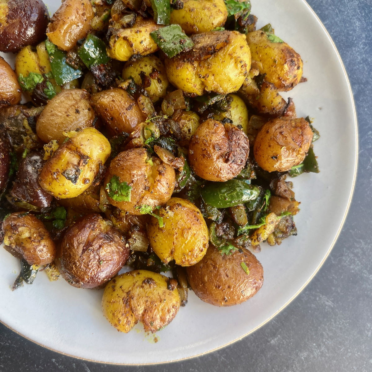 Everyday Masala Roasted Potatoes