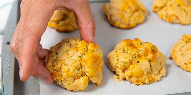 Image of KETO GARLIC CHEESE BISCUITS