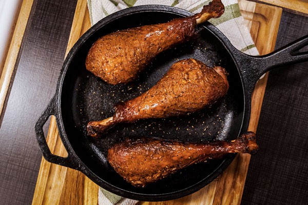 Image of Smoked Turkey Legs with The Usual