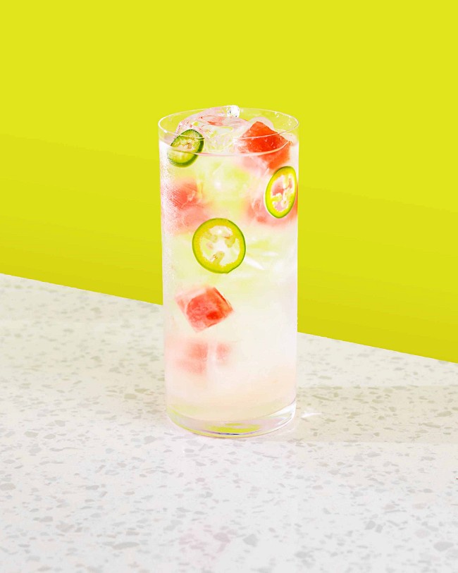 Image of Agua fresca au melon avec alcool