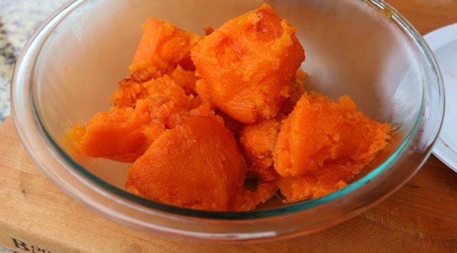 Image of Place Sweet Potatoes on Big Green Egg and cook for...