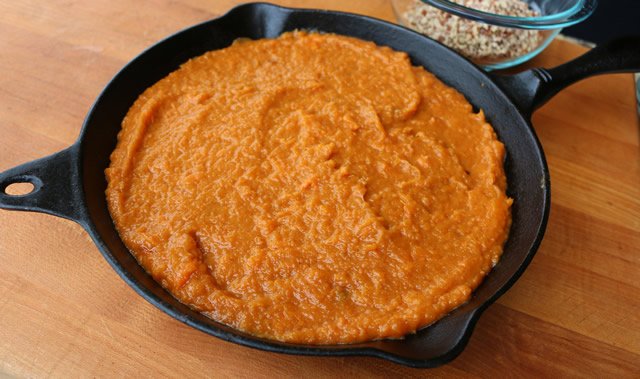 Image of Peel sweet potatoes and place in a large bowl. Add...
