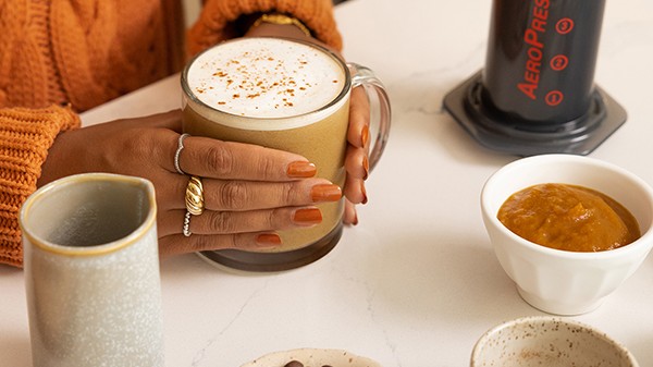 Image of AeroPress Pumpkin Spice Latte Recipe