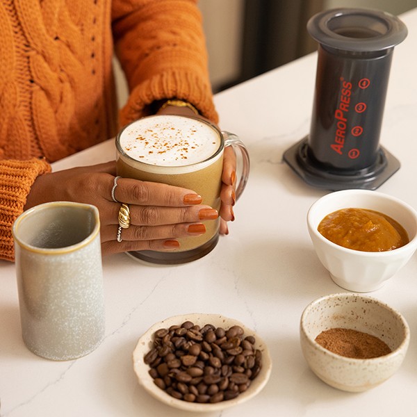 Image of AeroPress Pumpkin Spice Latte Recipe