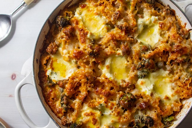 Image of Baked Sausage And Broccoli Pasta