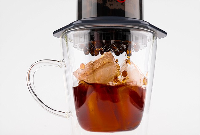 Image of Japanese Flash Brewed Iced Coffee with AeroPress Original, AeroPress Go, or AeroPress Clear