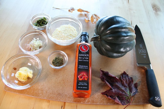 Image of Garlic Herb Crusted Acorn Squash