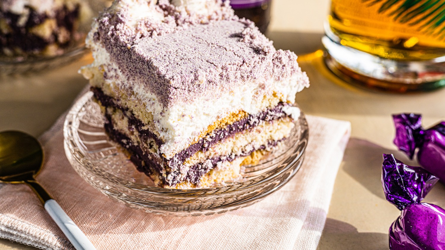 Image of Boozy Ube Tiramisu