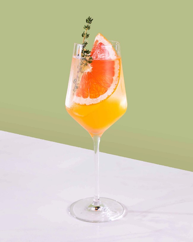 Image of Sangria rosée sans alcool