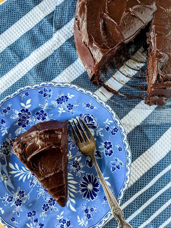 Image of Smoked Chocolate Cake with Smoky-Spicy Icing
