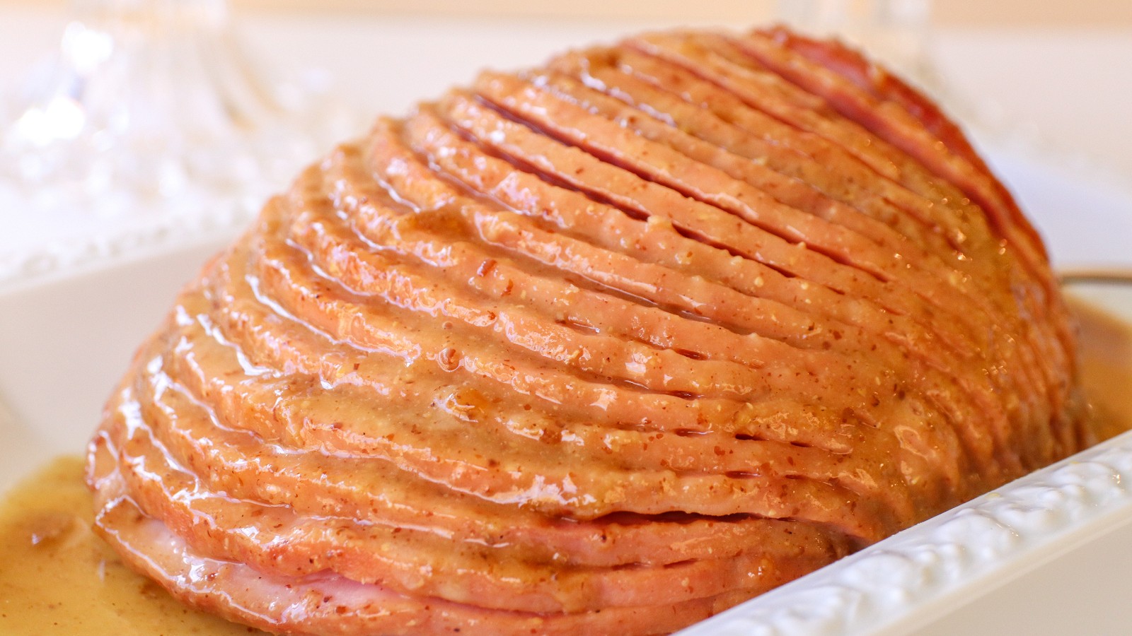 Maple Mustard Glazed Spiral Ham – Duke's Mayo