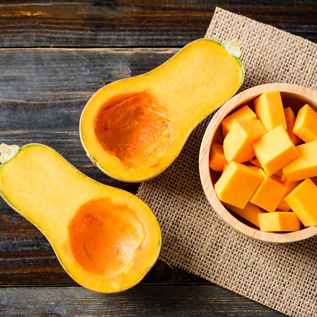 Butternut rôti au chèvre