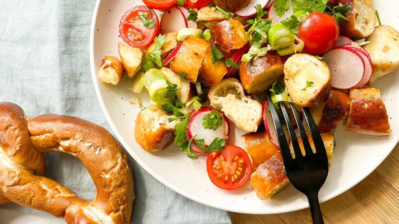 Image of Retter-Rezept: Brezelsalat