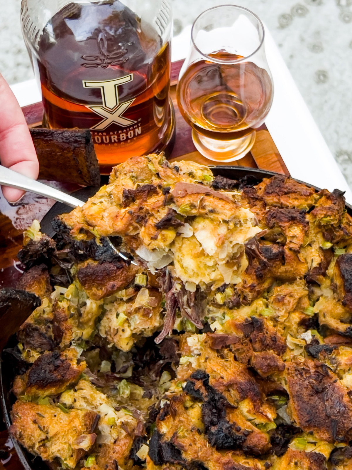Bourbon Beef Cheek Stuffing