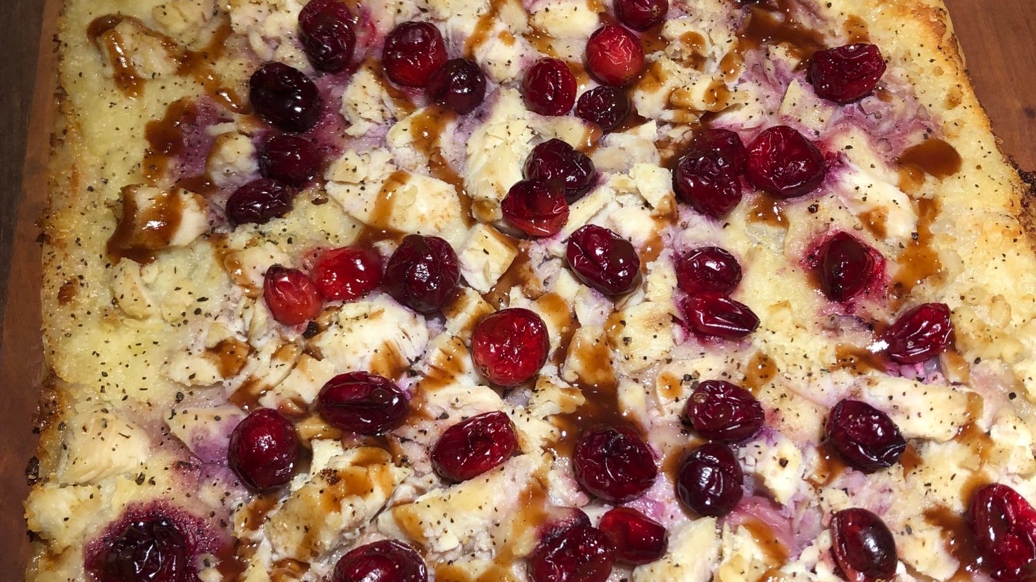Image of Phyllo Dough Layered Leftover Thanksgiving Pizza