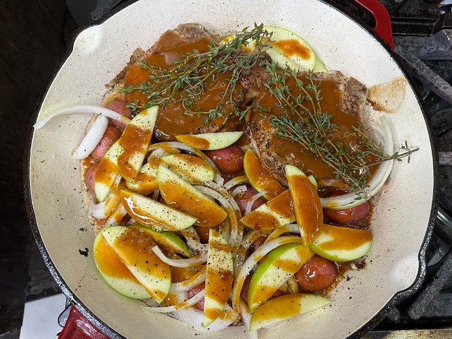 Image of Southbound Pork Chop Skillet for Two