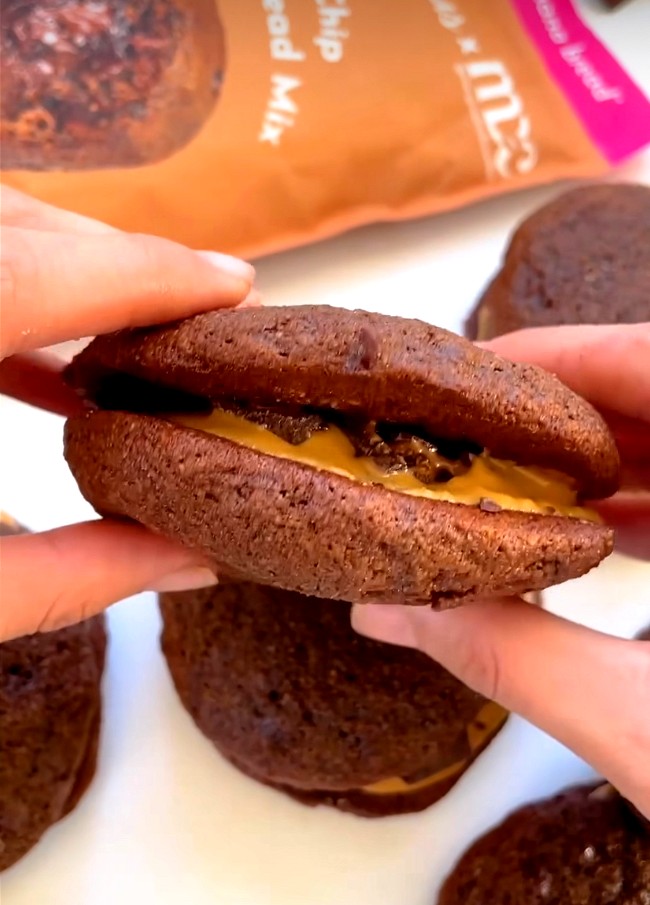 Image of Mocha Chip Peanut Butter Sandwich Cookies