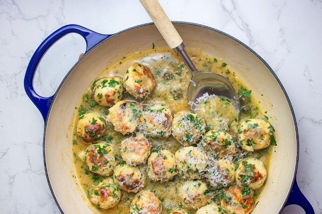 Image of Chicken Piccata Meatballs