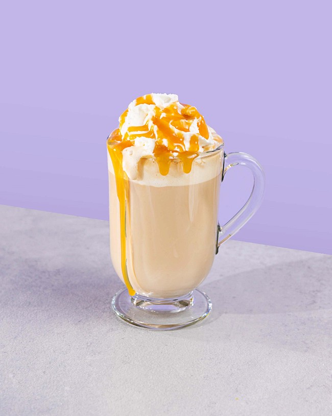 Image of Latte au caramel salé