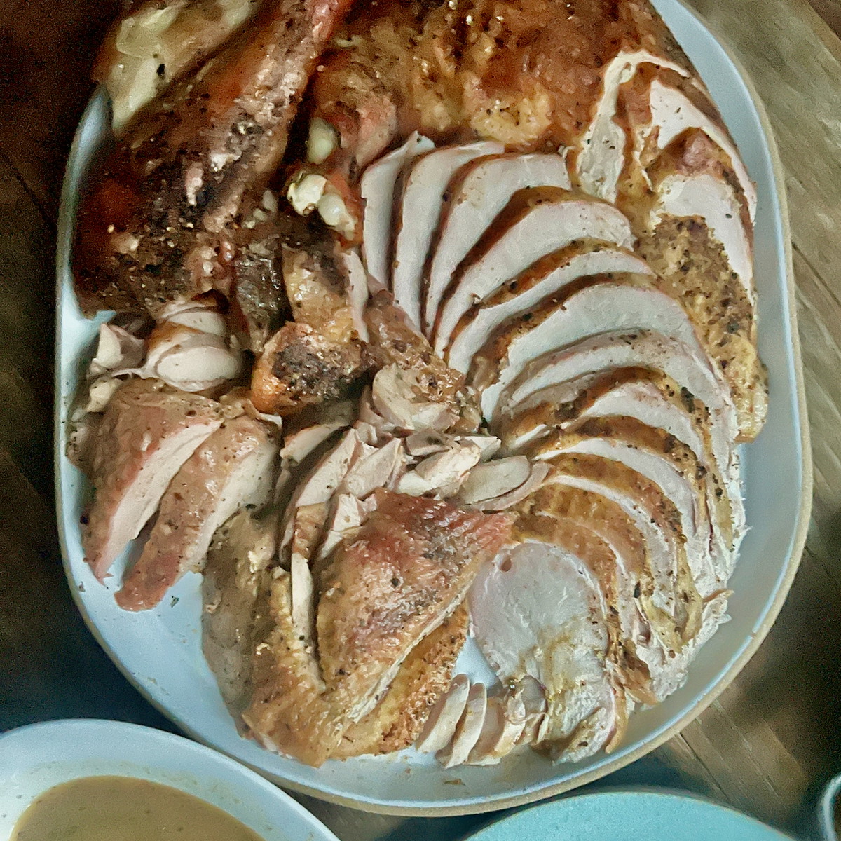Spatchcock Turkey and Gravy