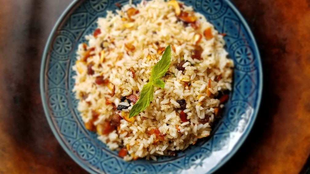 Image of Rice Pilaf with Dates & Ghee