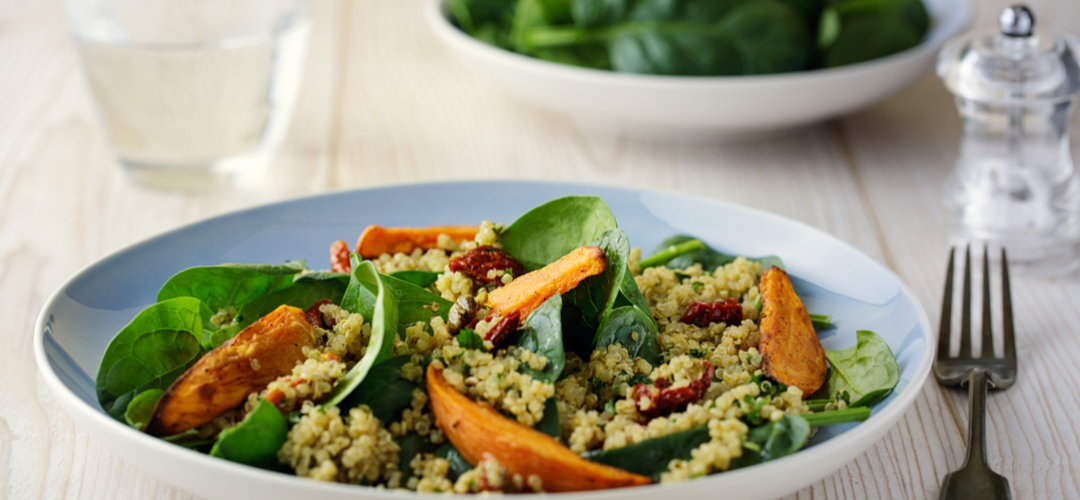 Zesty Harvest Quinoa Salad-(allergen friendly, gluten friendly, fodmap friendly, and vegan)