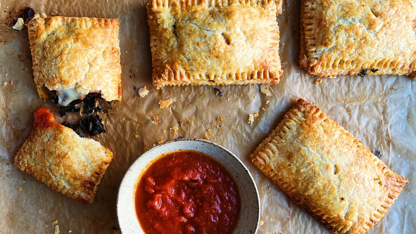 Image of Samantha Seneviratne’s Kale and Sausage Pizza Pies