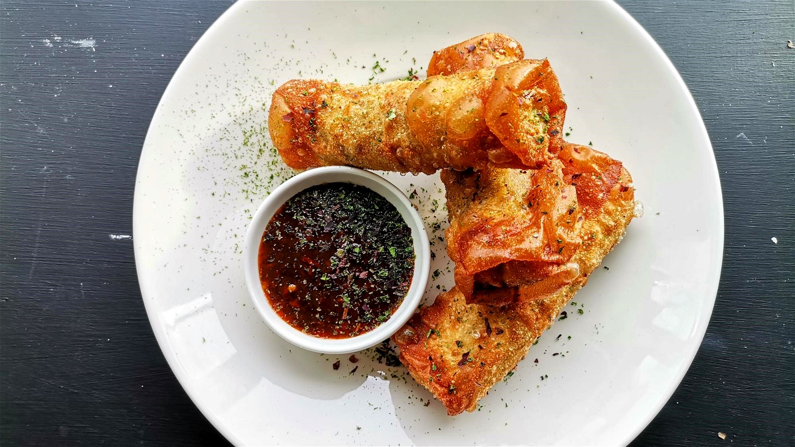 Image of Crispy Spring Rolls with lamb and dulse