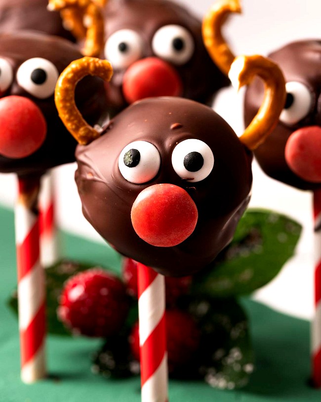 Image of Rudolph Gingerbread Flavoured Cake Pops
