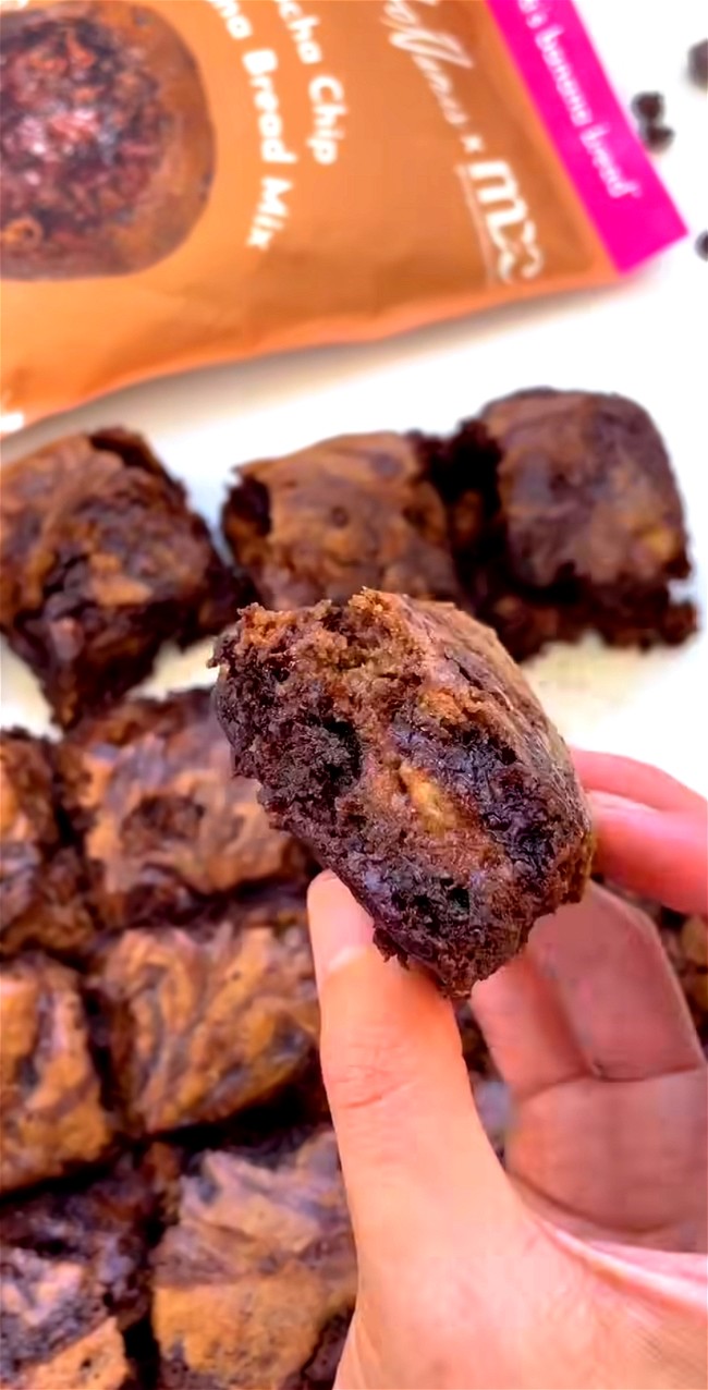 Image of Mocha Swirl Banana Bread Brownies