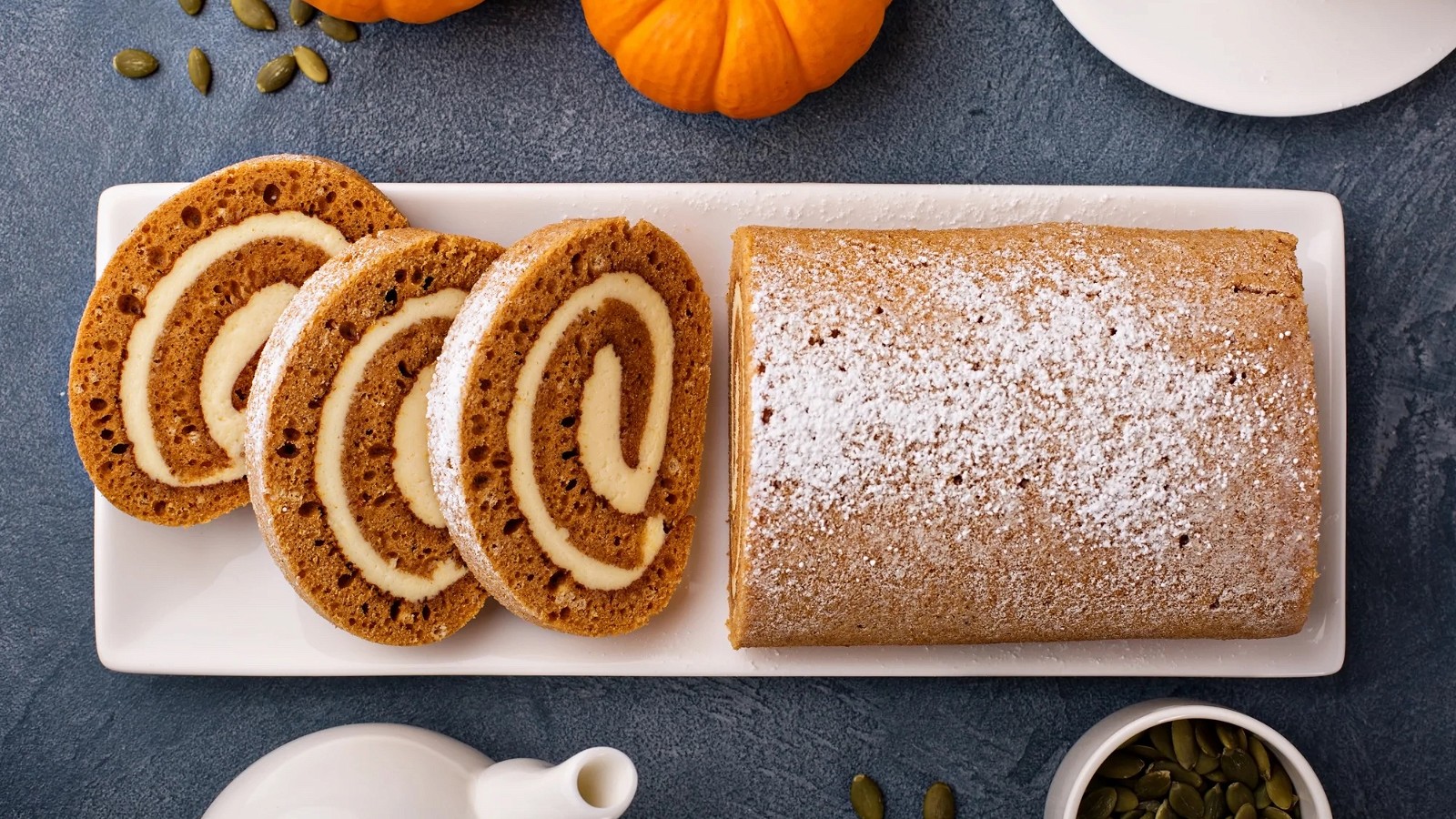 Image of Pumpkin Lovers Classic Pumpkin Roll Recipe