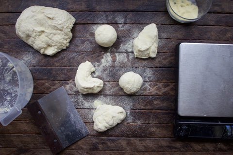 Image of Divide the dough into 12 equal portions (about 85 grams...