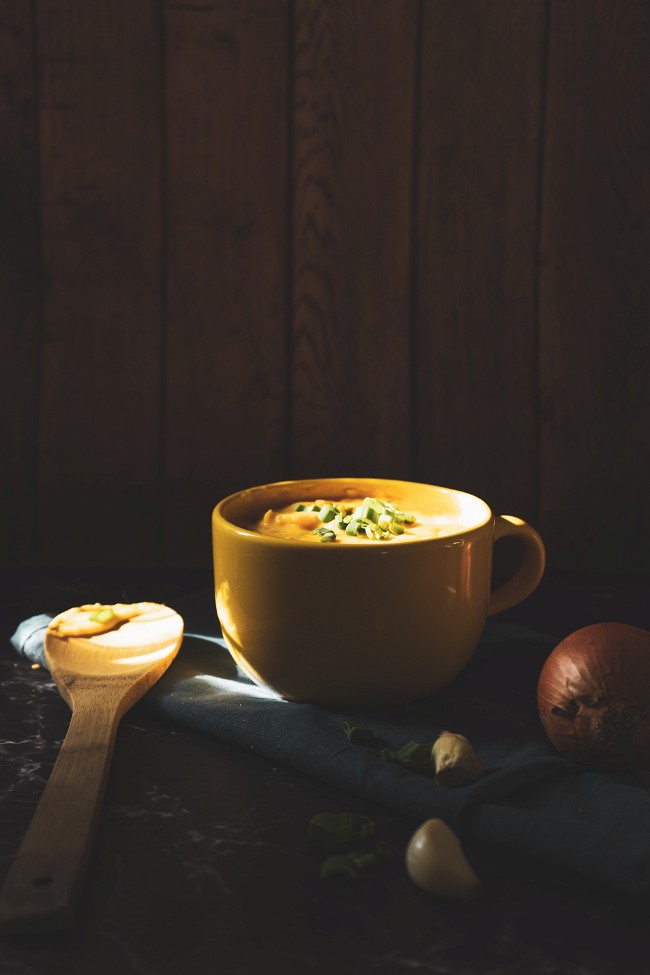 Image of Dairy Free Creamy Lemon Orzo Soup with Chicken