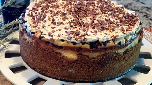 Image of Bailey’s Chocolate Chip Cheesecake 