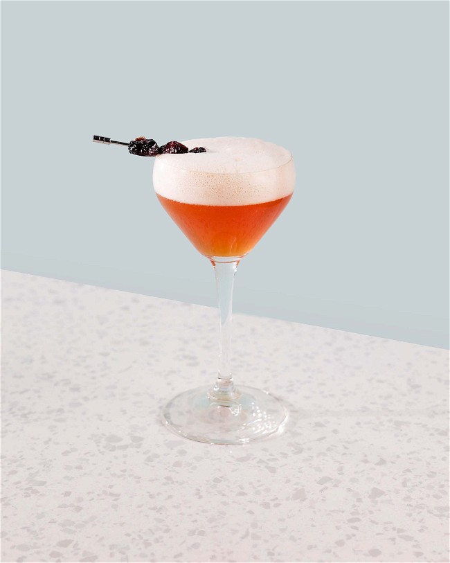 Image of Amaretto sour aux canneberges sans alcool