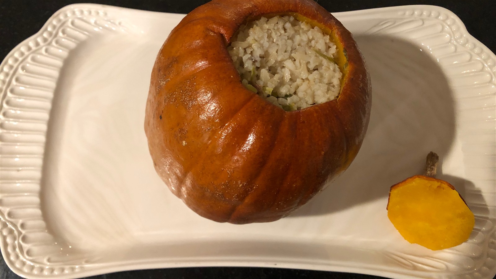 Image of Pumpkin Baked Brown Rice